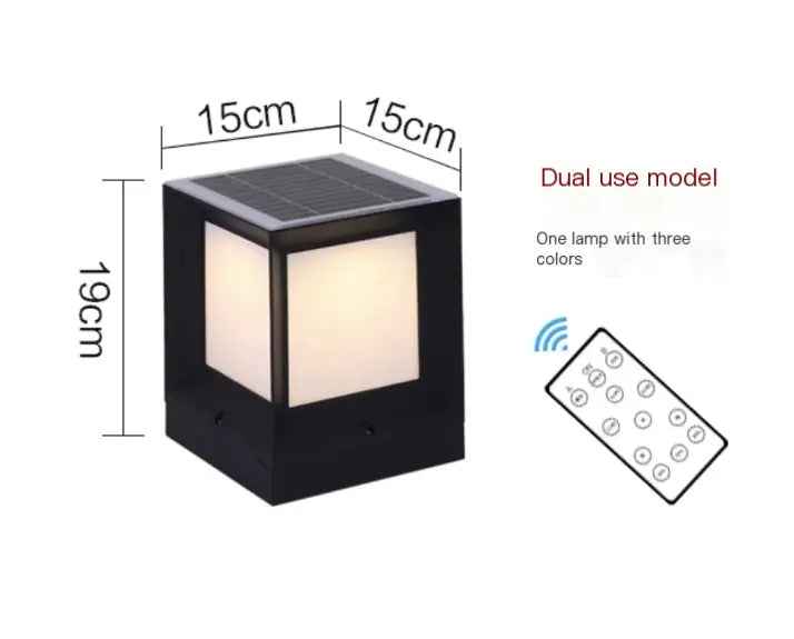 Solar Garden Pillar Light Feeling My Adventure