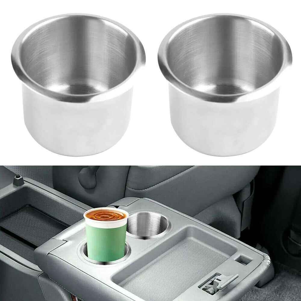 Universal Stainless Steel Cup Drink Holders for Car Boat Truck Marine Camper RV Feeling My Adventure