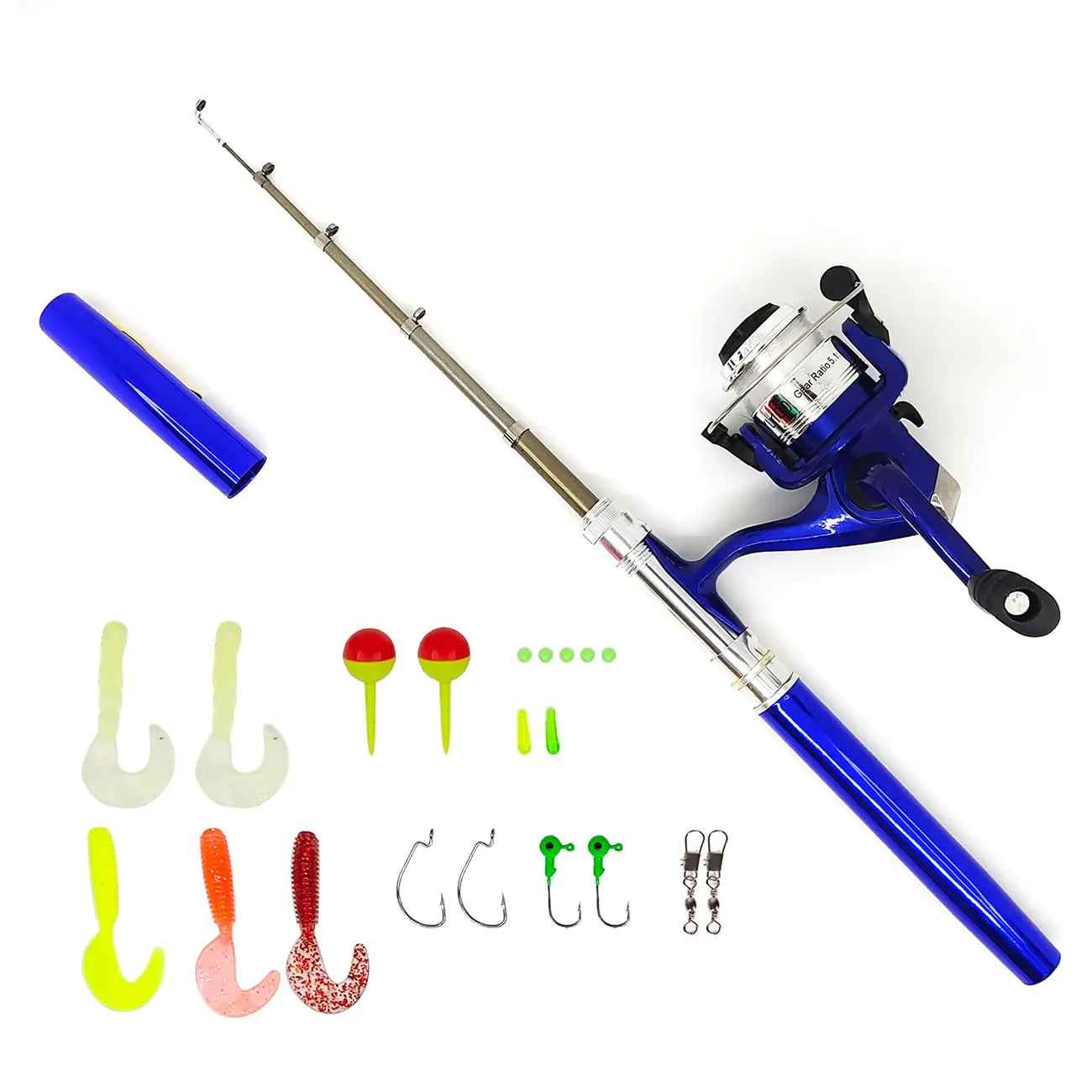 PocketPro Mini Fishing Rod & Reel Kit 38 inch Feeling My Adventure