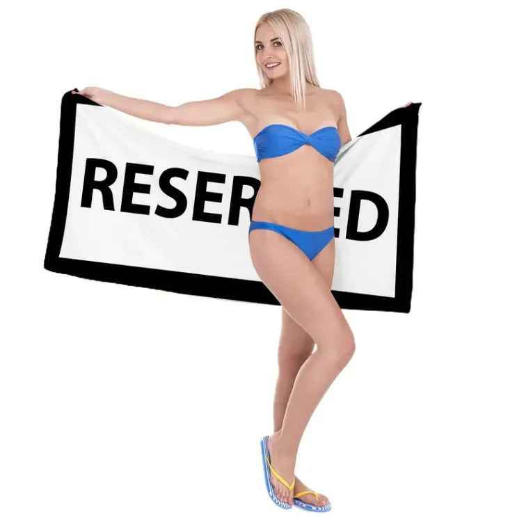 Chic Black & White Cotton Beach Towels – Quick-Dry & Soft - Feeling My Adventure