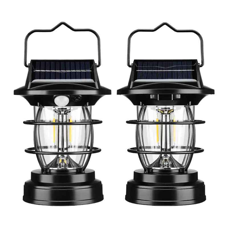 Outdoor Solar-Powered Camping Lantern - Waterproof & Vintage Feeling My Adventure