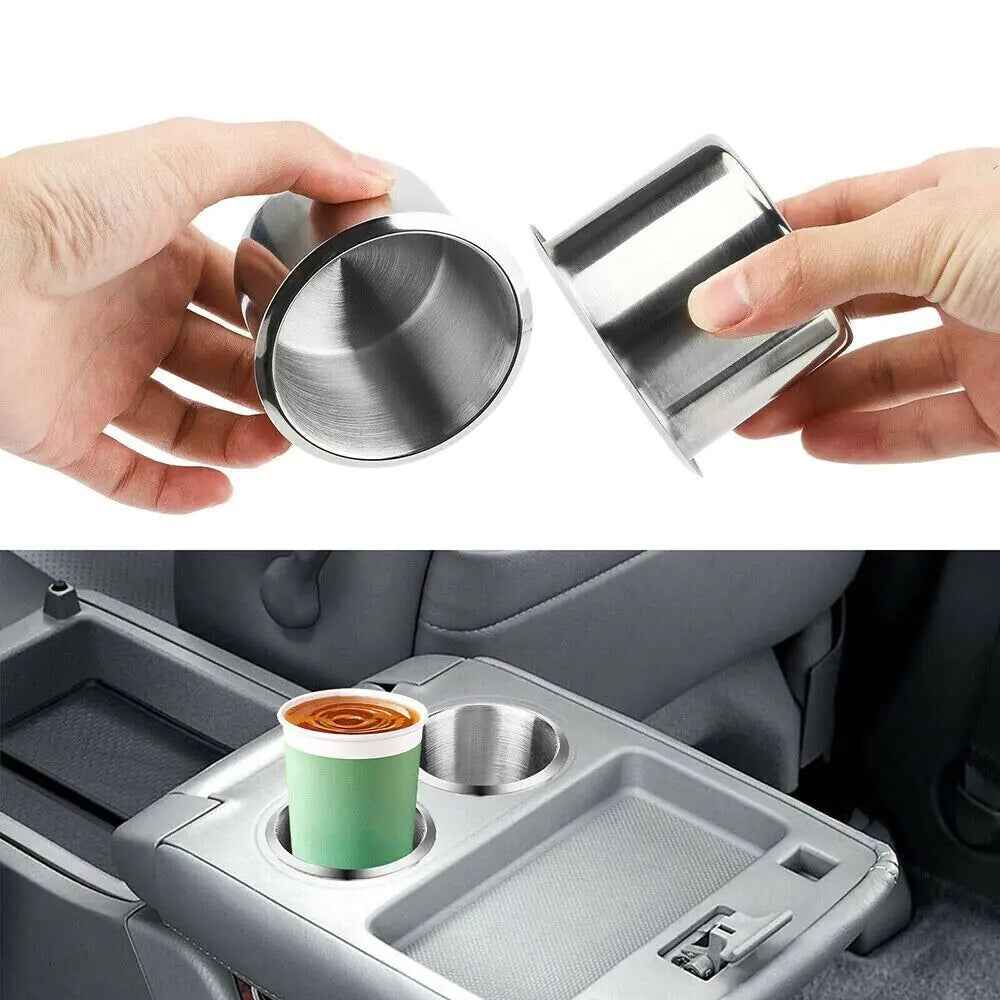 Universal Stainless Steel Cup Drink Holders for Car Boat Truck Marine Camper RV Feeling My Adventure