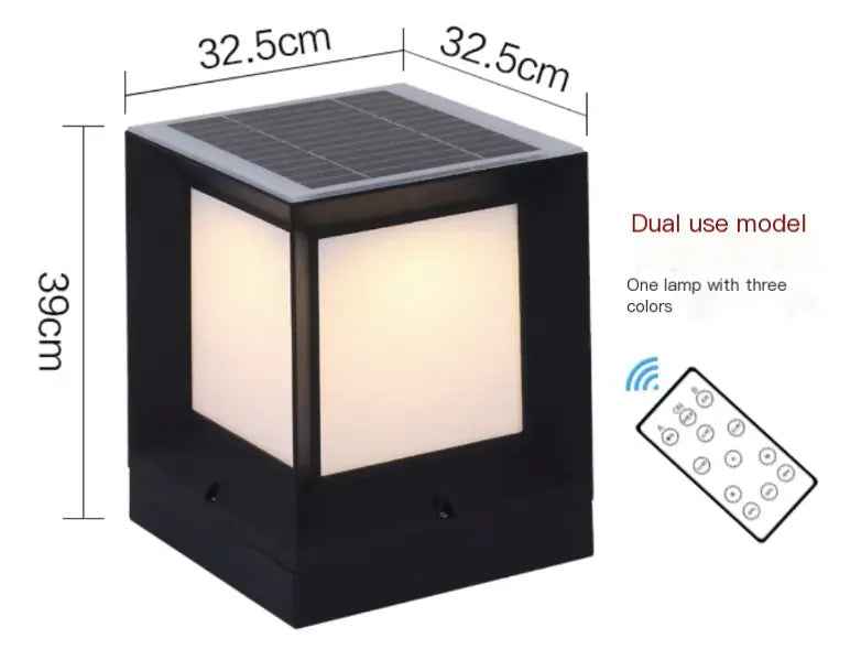 Solar Garden Pillar Light Feeling My Adventure