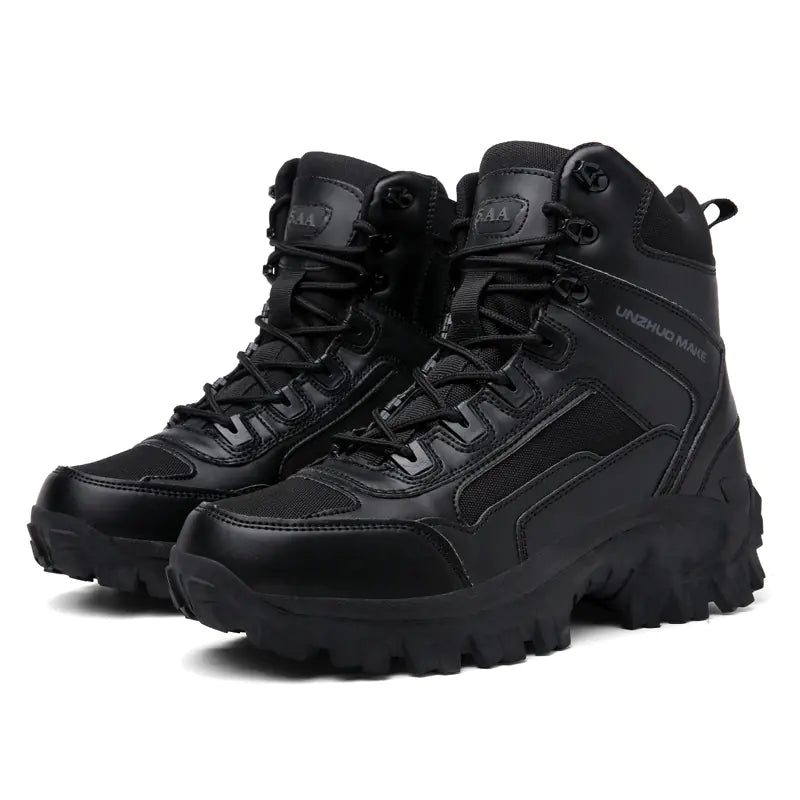 Men's High-Top Combat Hiking Boots for Fall/Winter Feeling My Adventure