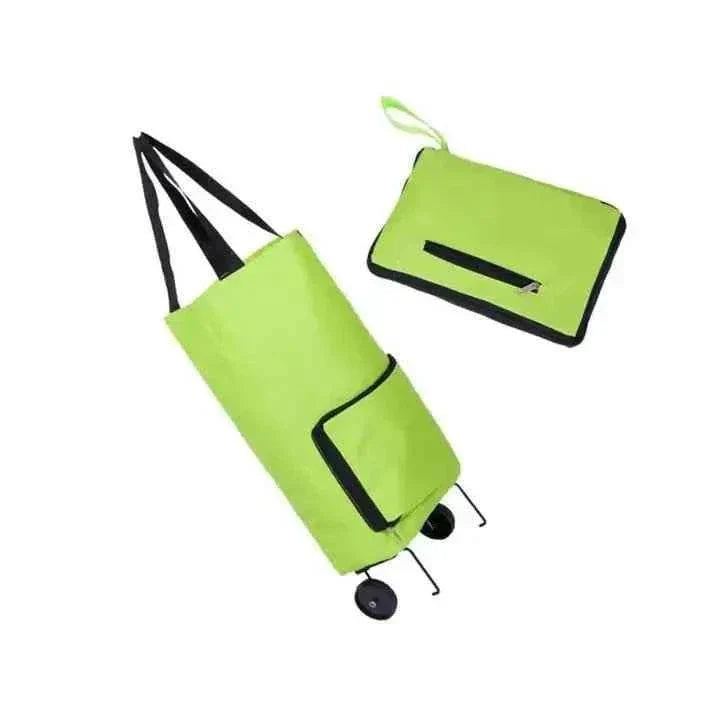 3-in-1 Heavy Duty Folding Shopping Cart with Seat & Stair Climber – Portable Utility Cart for Groceries, Laundry & Travel - Feeling My Adventure