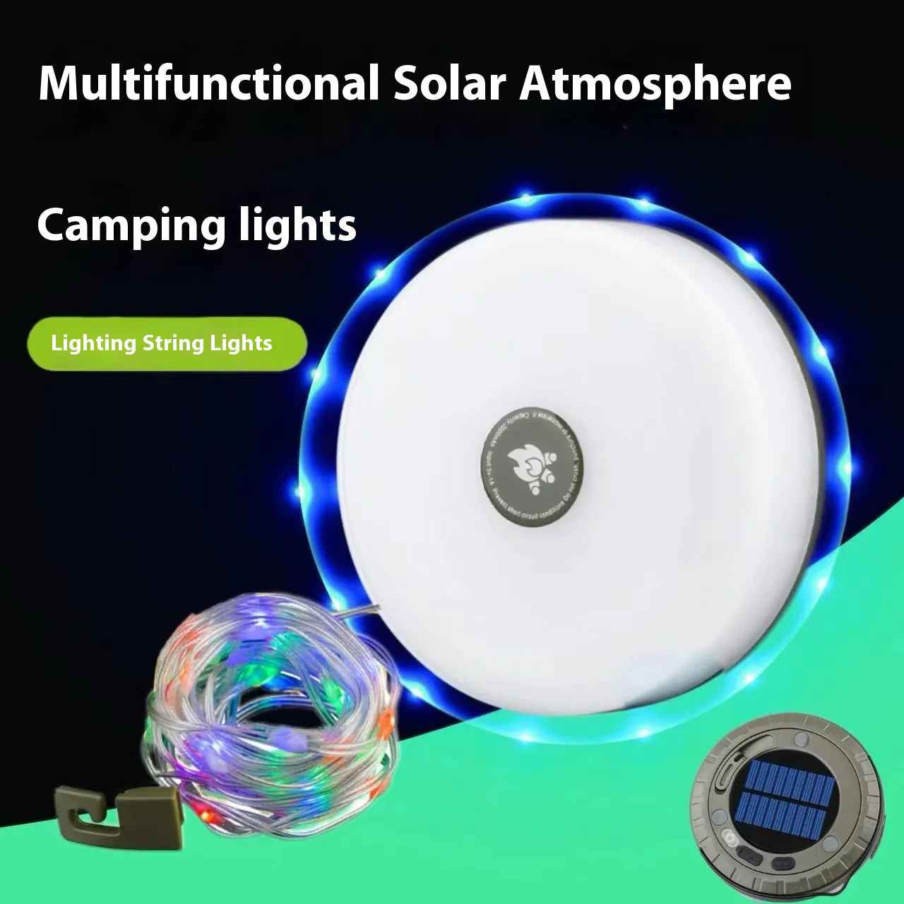 Outdoor Solar Camping Tent Light Feeling My Adventure