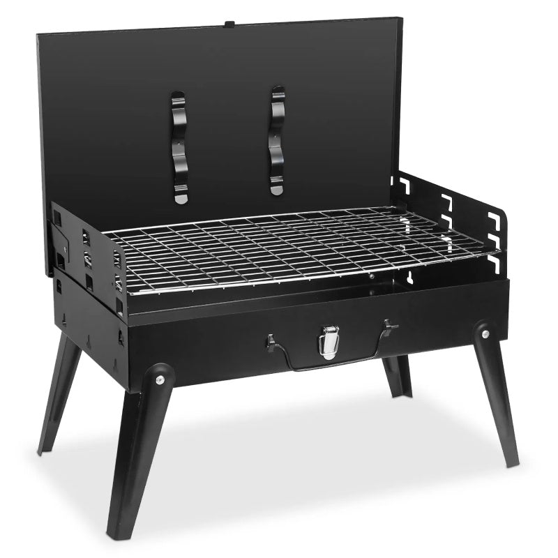 Portable Foldable Charcoal BBQ Grill for Outdoor Camping & Picnics - Feeling My Adventure