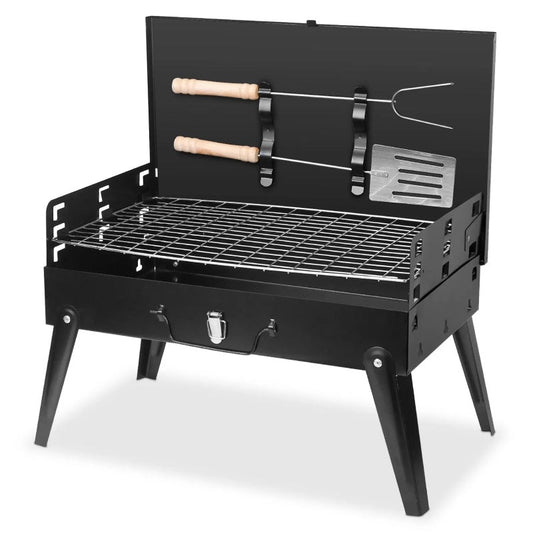 Portable Foldable Charcoal BBQ Grill for Outdoor Camping & Picnics - Feeling My Adventure