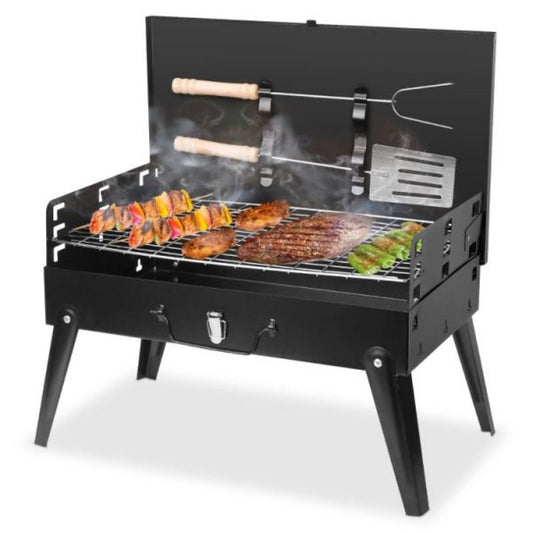 Portable Foldable Charcoal BBQ Grill for Outdoor Camping & Picnics - Feeling My Adventure