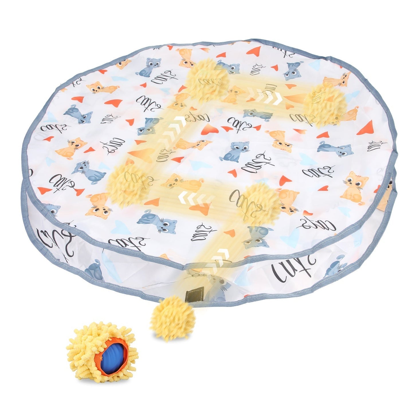 Rechargeable Interactive Cat Toy - Rolling Ball in Pouch - Feeling My Adventure