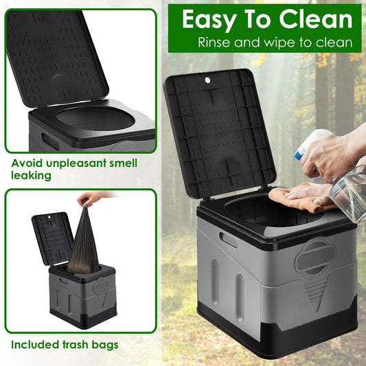 Portable Foldable Travel Toilet with Carry Bag for Outdoor Adventures - Feeling My Adventure