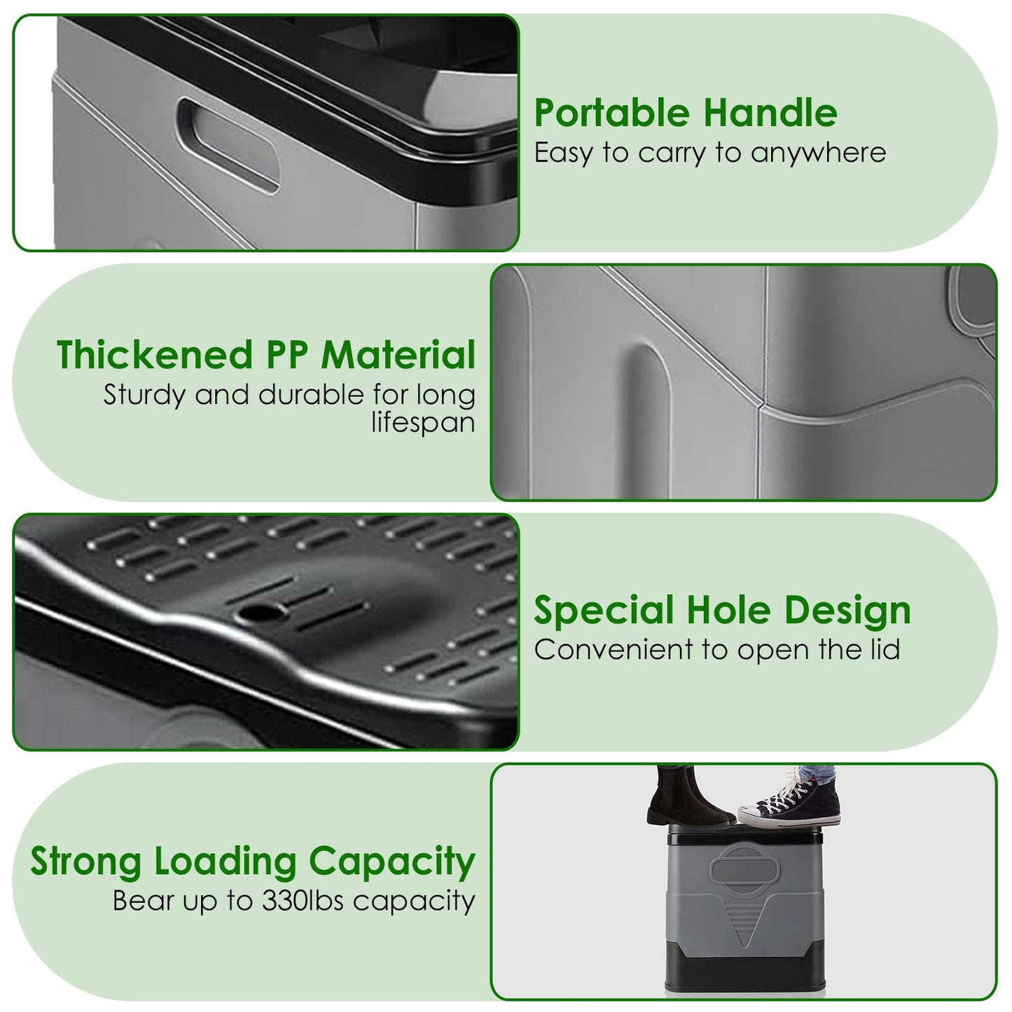 Portable Foldable Travel Toilet with Carry Bag for Outdoor Adventures - Feeling My Adventure