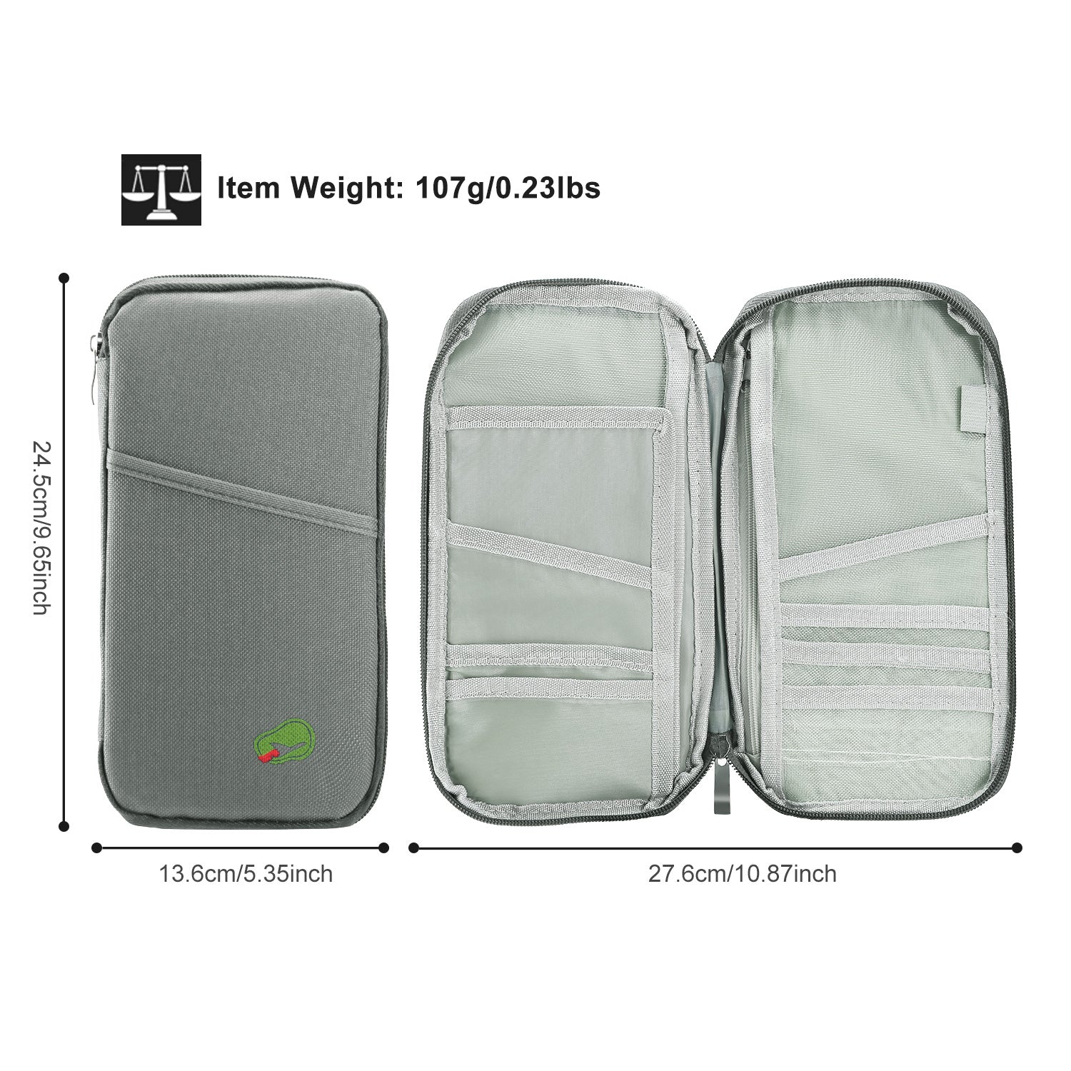 Water-Repellent Passport Wallet & Phone Organizer for Business Travel - Feeling My Adventure