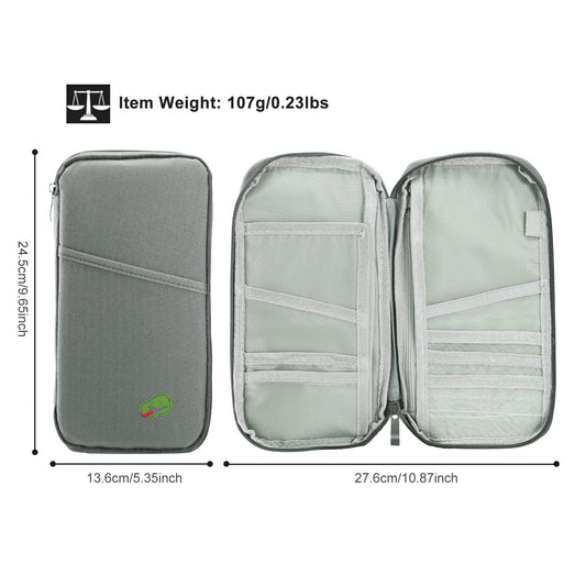 Water-Repellent Passport Wallet & Phone Organizer for Business Travel - Feeling My Adventure