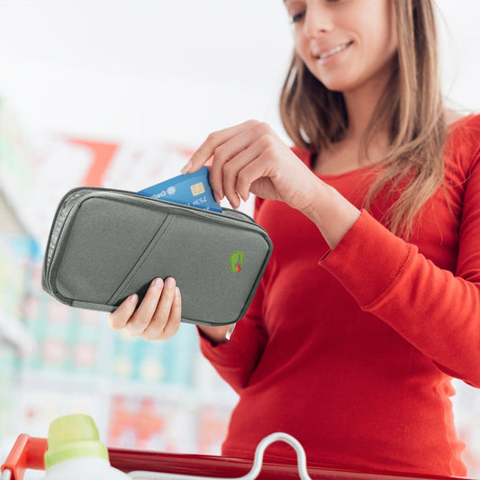 Water-Repellent Passport Wallet & Phone Organizer for Business Travel - Feeling My Adventure