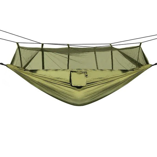 600LBS Max Load 2 Person Hammock with Mosquito Net - Portable Outdoor Swing Bed - Feeling My Adventure