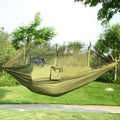 600LBS Max Load 2 Person Hammock with Mosquito Net - Portable Outdoor Swing Bed