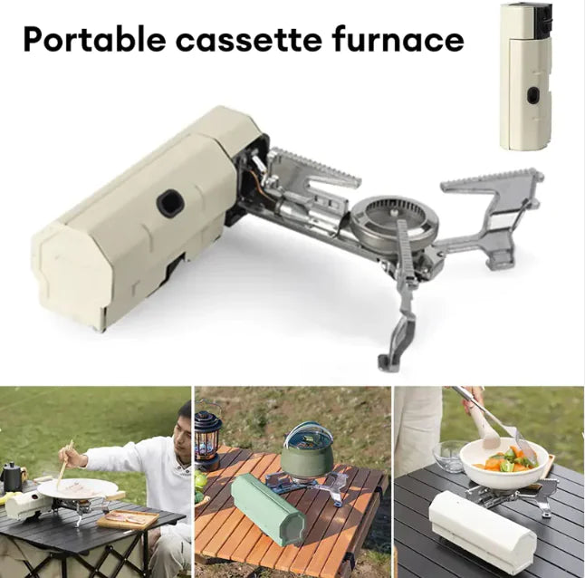 Portable Folding Camping Gas Stove – Outdoor BBQ & Travel Cooker Feeling My Adventure