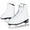 White MammyGol classic women's ice figure skates with stainless steel blades and lace-up support