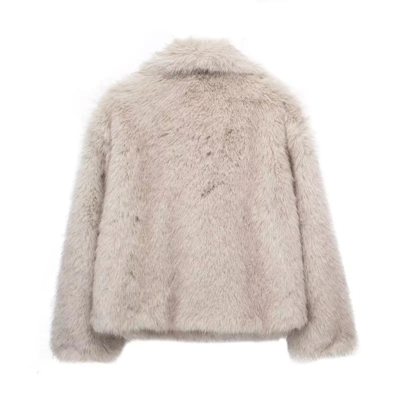 Chic Winter Plush Coat Feeling My Adventure