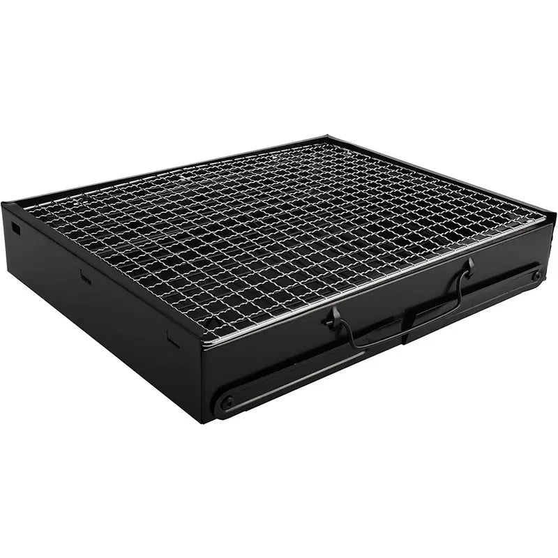 Portable Stainless Steel Charcoal Grill for Outdoor Use Feeling My Adventure