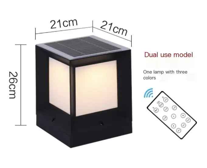 Solar Garden Pillar Light Feeling My Adventure