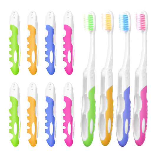 FoldAway Travel Toothbrush Kit: Portable Folding Brush with Box (20-Pcs Set) Feeling My Adventure