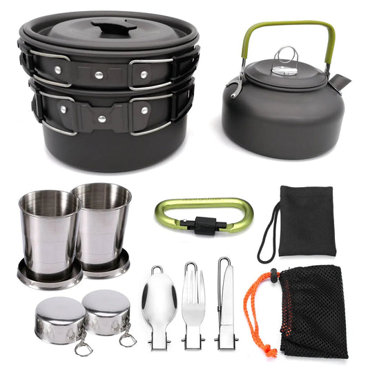 Outdoor Camping Cookware Set for Apple Devices (1 Set) Feeling My Adventure