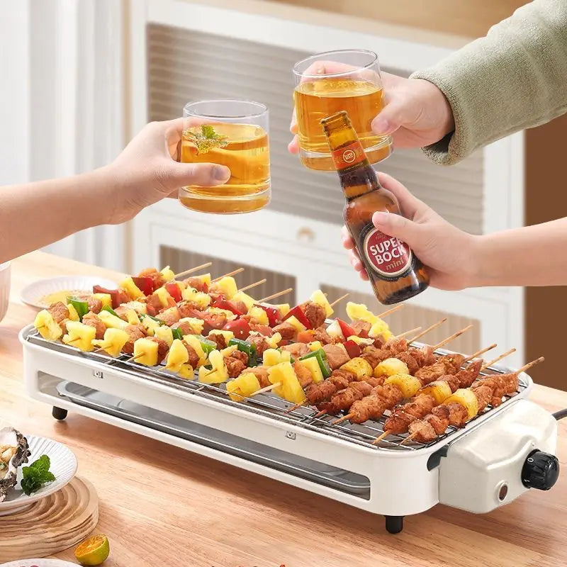 Indoor Electric Grill for Smokeless BBQ and Cooking Feeling My Adventure