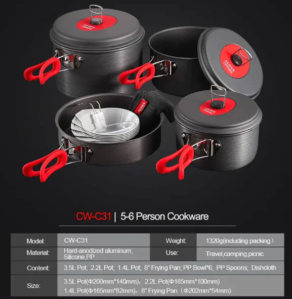 Portable Outdoor Cookware Set Feeling My Adventure