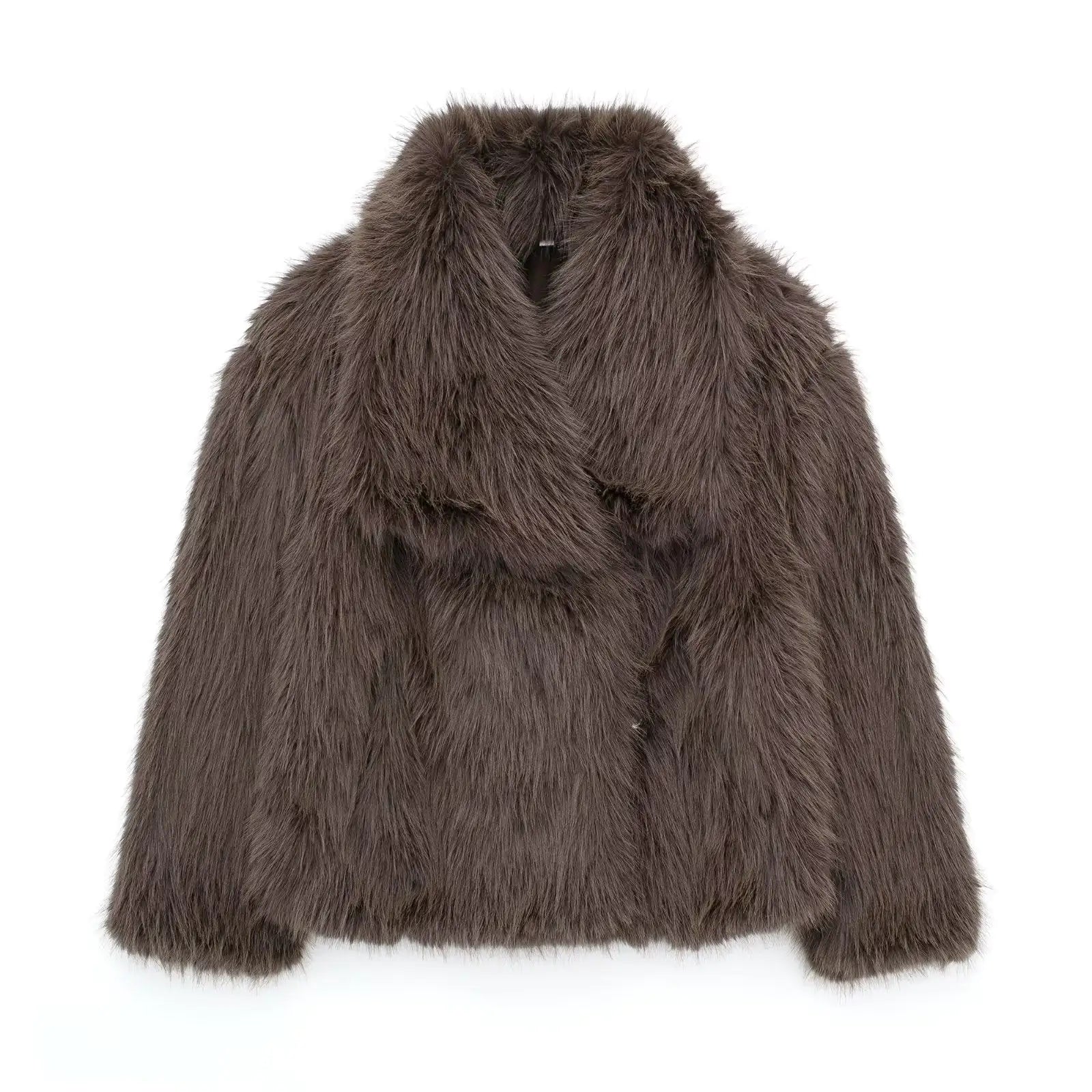 Chic Winter Plush Coat Feeling My Adventure