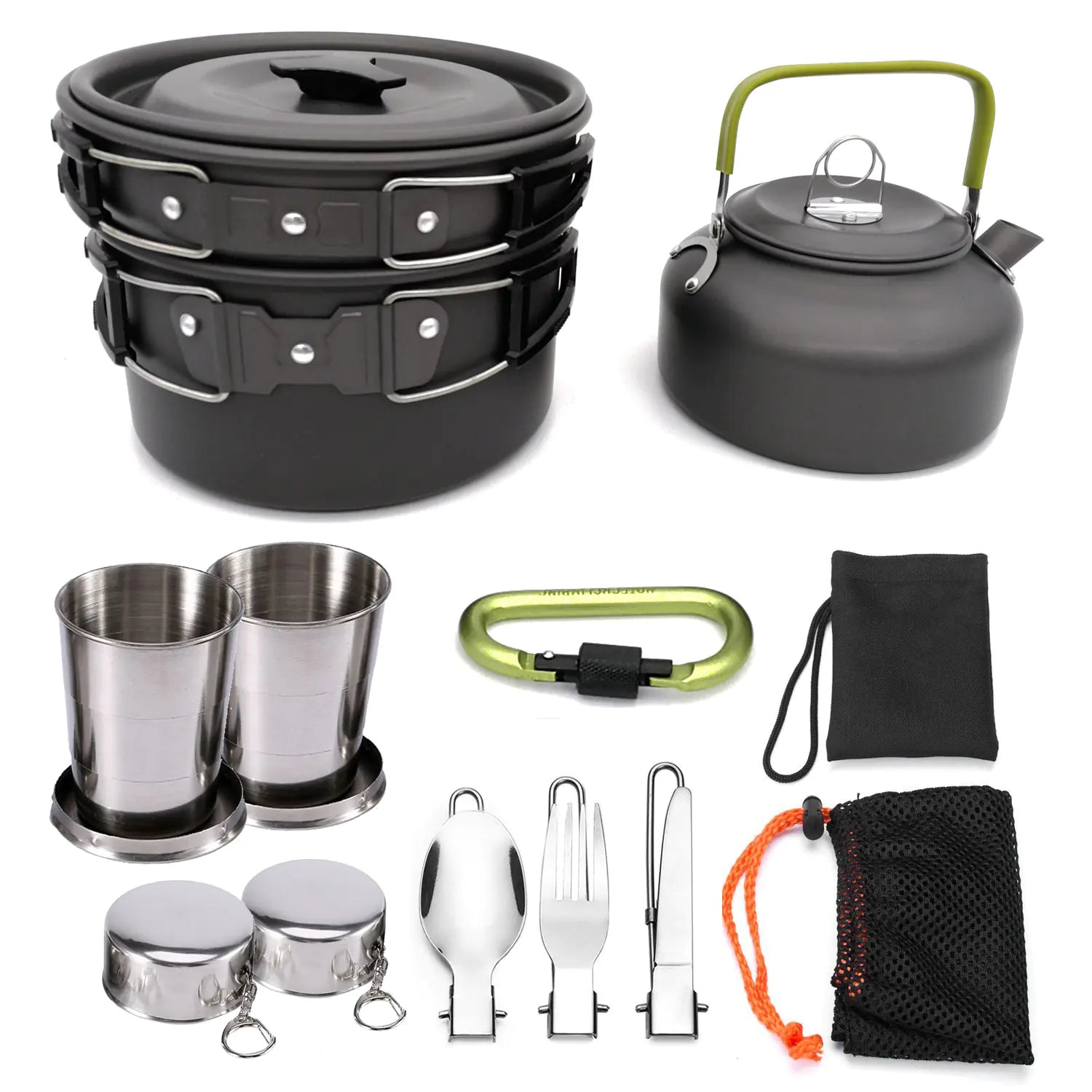 Outdoor Camping Cookware Set for Apple Devices (1 Set) Feeling My Adventure