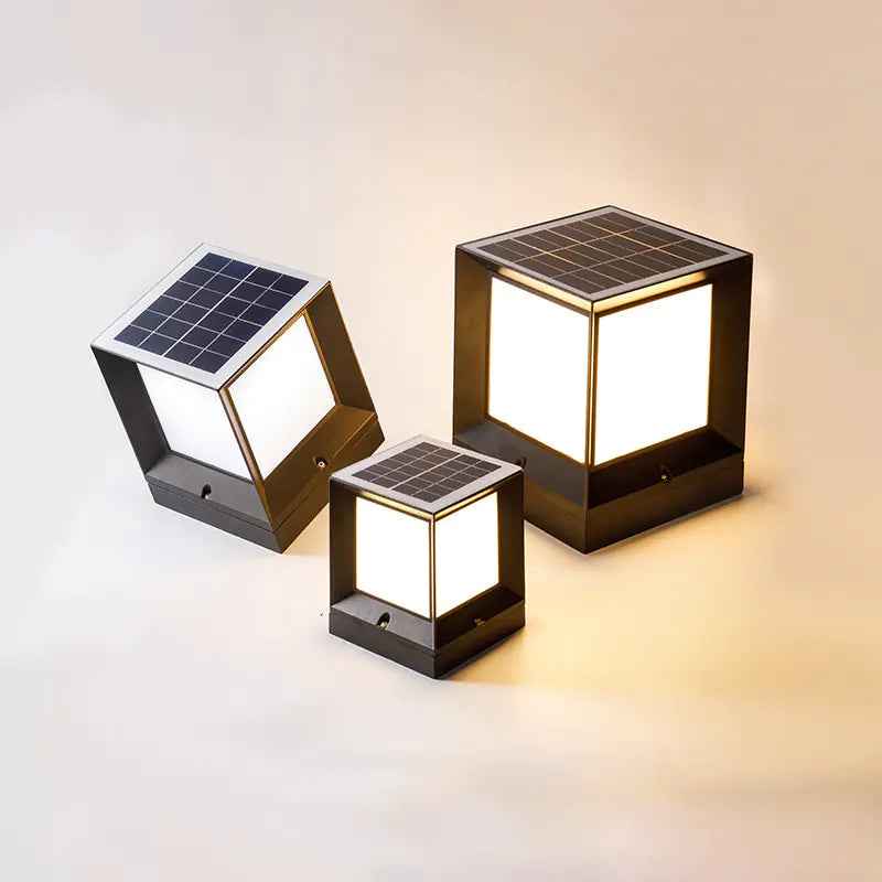 Solar Garden Pillar Light Feeling My Adventure