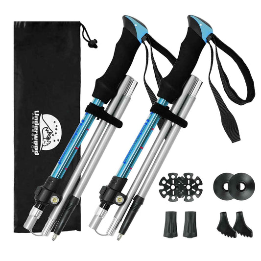 Aluminum Hiking Sticks 2-Pack - Ultra Lightweight by Underwood Aggregator Feeling My Adventure