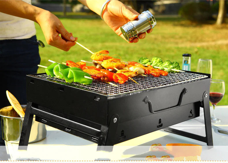 Outdoor Charcoal BBQ Grill Feeling My Adventure