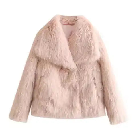 Chic Winter Plush Coat Feeling My Adventure
