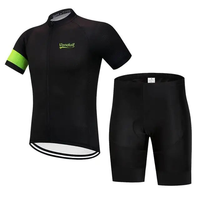 GreenSleek Cycling Set Feeling My Adventure
