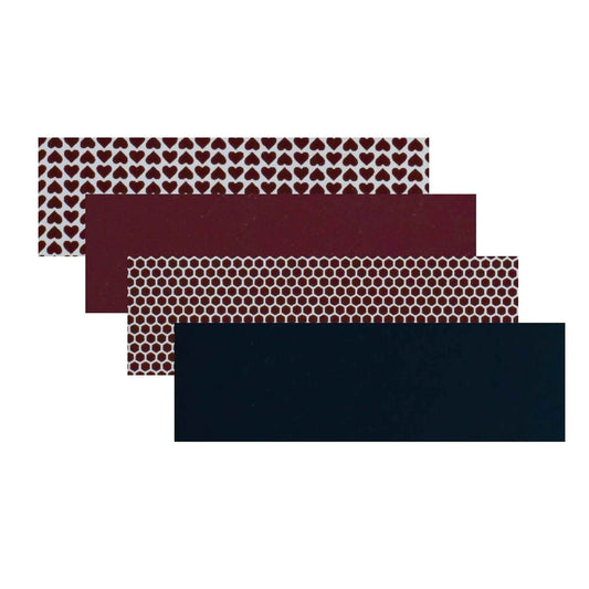0.5"x2" Match Striker Stickers Strike Paper Adhesive Pre-Cut Matches Lighting Strip (50 Pieces Honeycomb) Feeling My Adventure