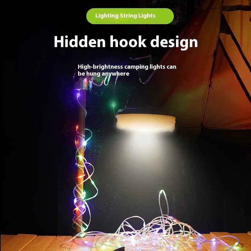 Outdoor Solar Camping Tent Light Feeling My Adventure
