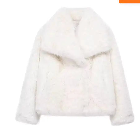 Chic Winter Plush Coat Feeling My Adventure