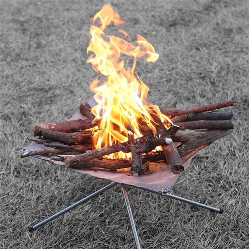Portable Outdoor Fire Pit and BBQ Grill架 Feeling My Adventure