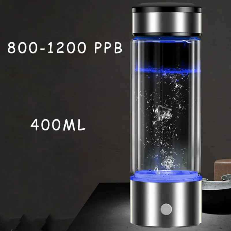 Portable Hydrogen Water Generator: Rechargeable Alkaline Water Ionizer Bottle Feeling My Adventure