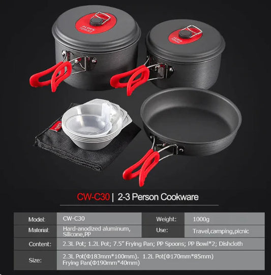 Portable Outdoor Cookware Set Feeling My Adventure