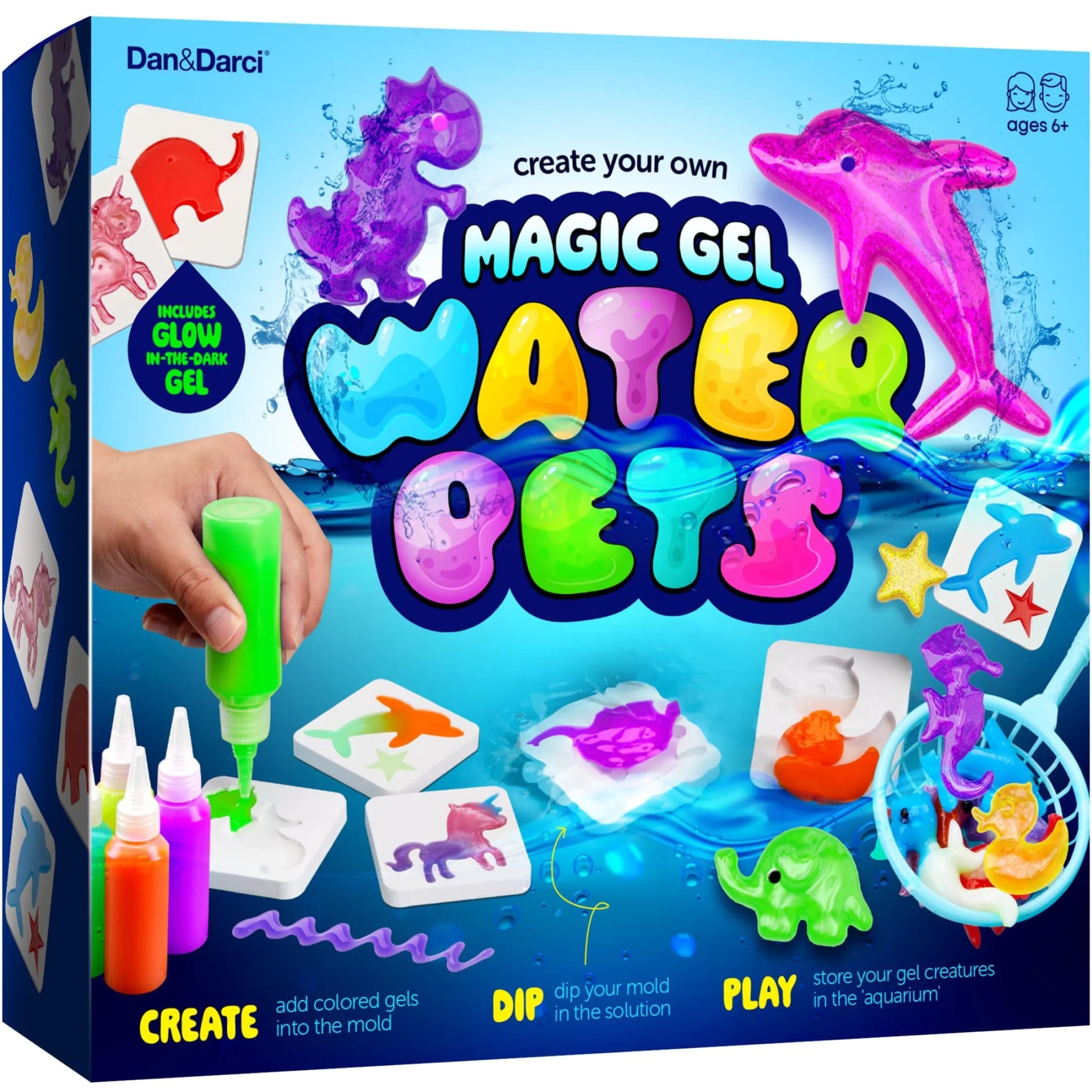 DIY Aqua Fairy Water Gel Kit - Squishy Maker Toy Craft Set - Christmas Gifts for Kids - Feeling My Adventure