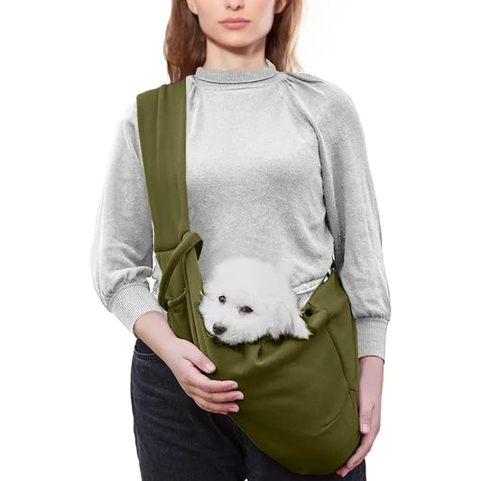 ComfyPet Sling Carrier: Hands-Free Tote for Dogs & Cats Feeling My Adventure