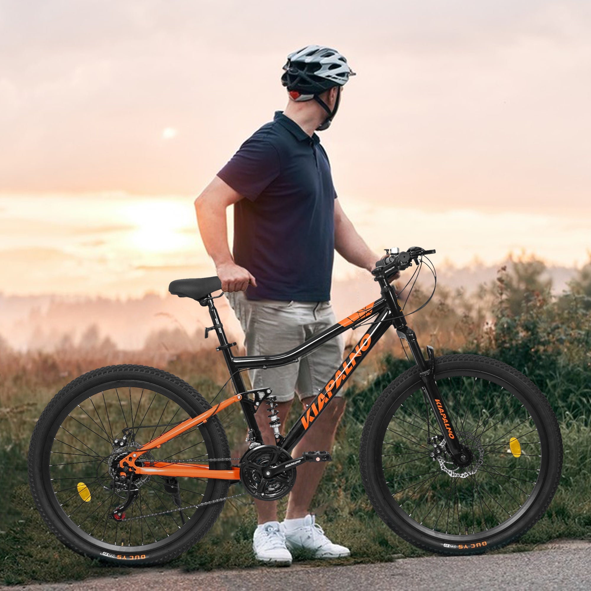 Bicycle A26336 - BLACK - ORANGE - JXN - Feeling My Adventure