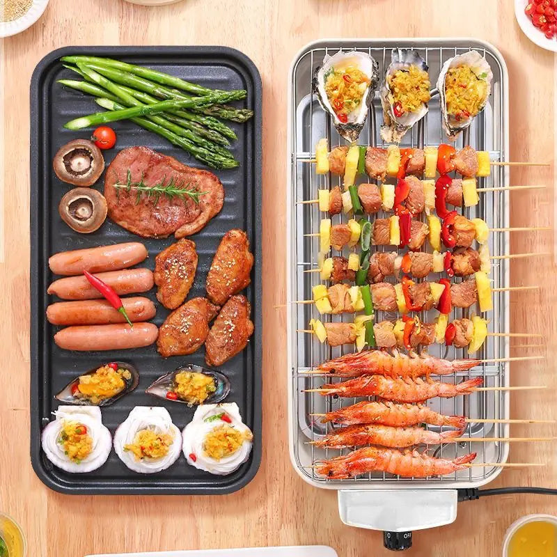 Indoor Electric Grill for Smokeless BBQ and Cooking Feeling My Adventure