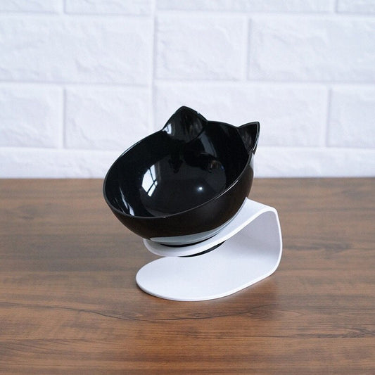 Cat Double Bowl Cat Food Bowl Protects Cervical Vertebra - Feeling My Adventure