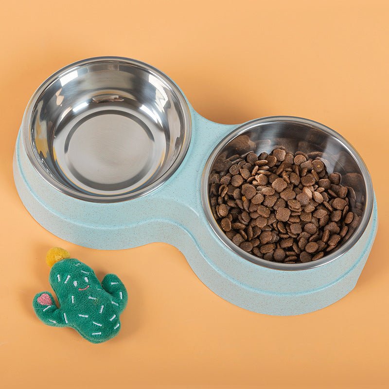Stainless Steel Double Pet Feeder - Small Dog Accessories - Feeling My Adventure