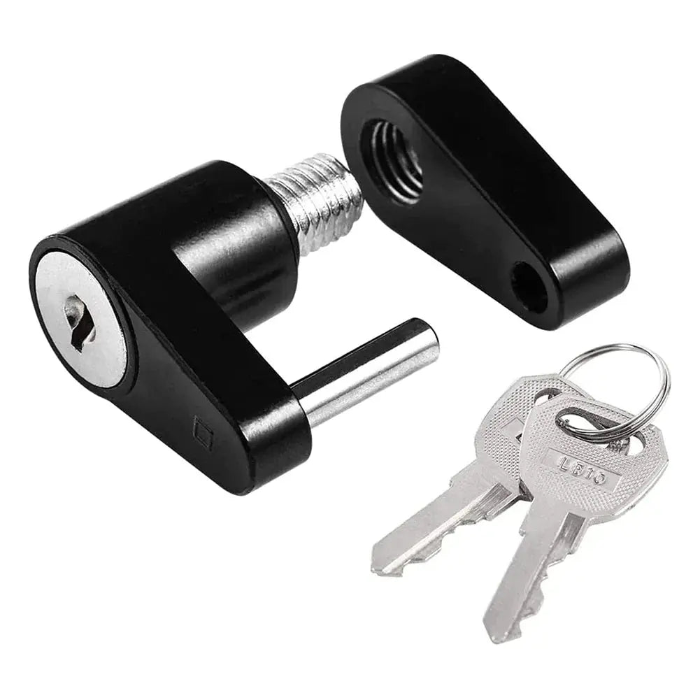 Trailer Hitch Coupler Lock Dia 1/4" Span 3/4" For Tow Boat RV Truck Car + 2 Keys Feeling My Adventure